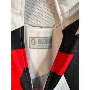 Scott RC Pro short-sleeve men's cycling jersey in a white, black & red Size XL